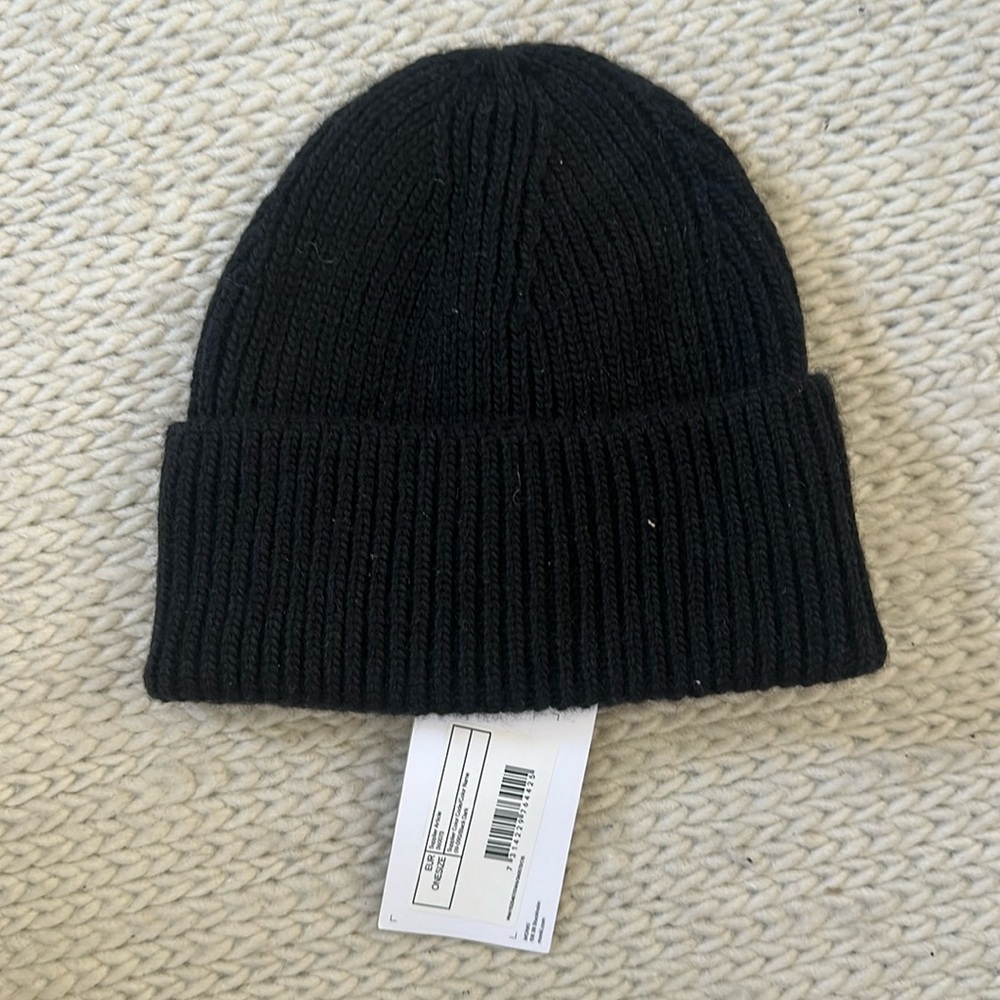 Monki Black Beanie
